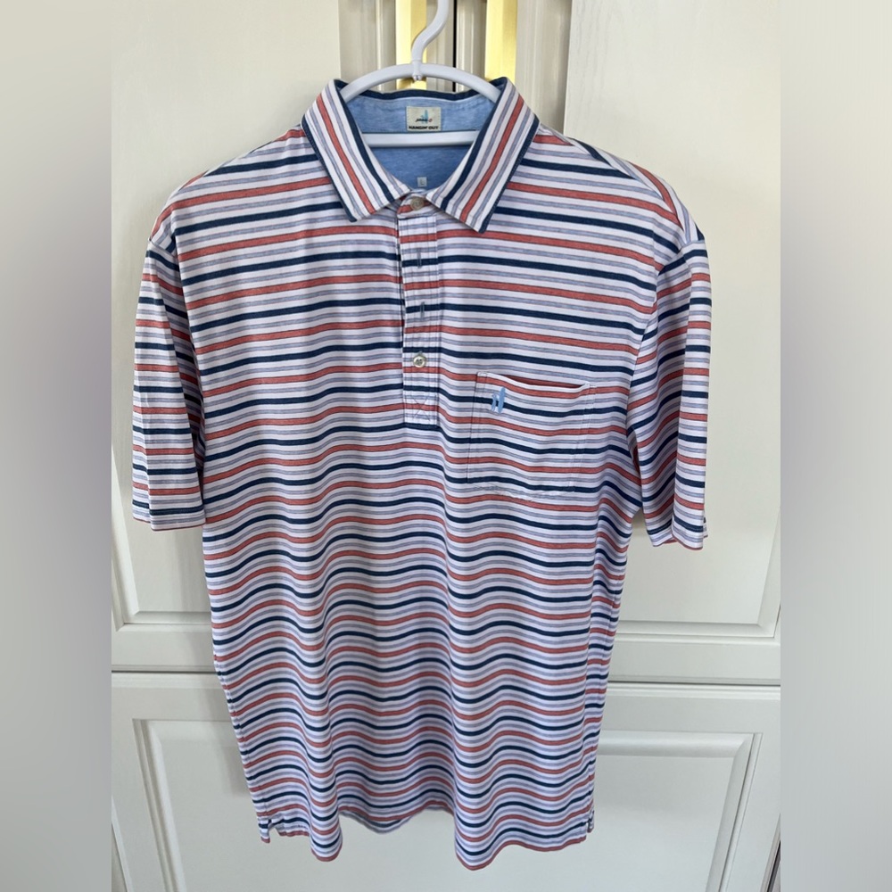 Johnnie-O Hanging Out Polo LARGE GUC SFPF